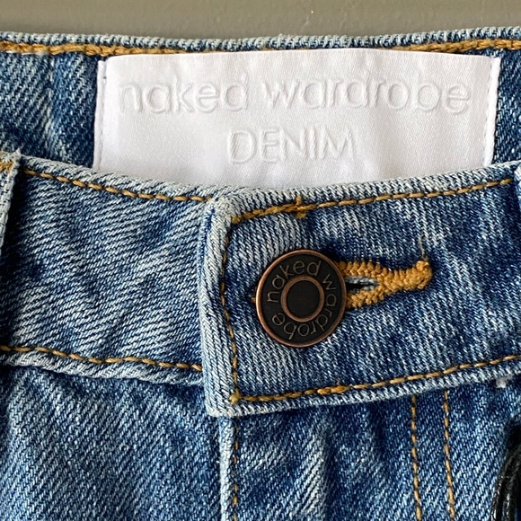 Naked Wardrobe | Gold Chain Denim | NWT - Picture 5 of 7